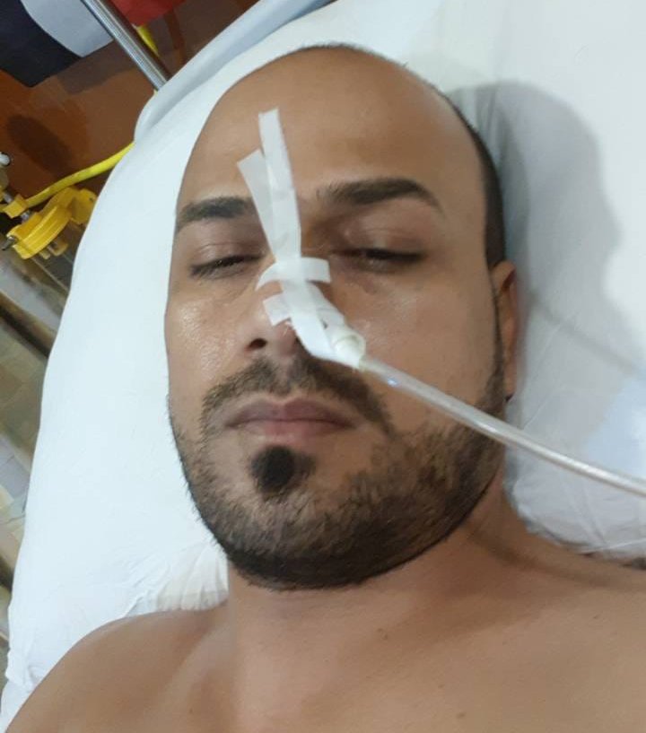 مرتضى الموسوي بعد الإصابة