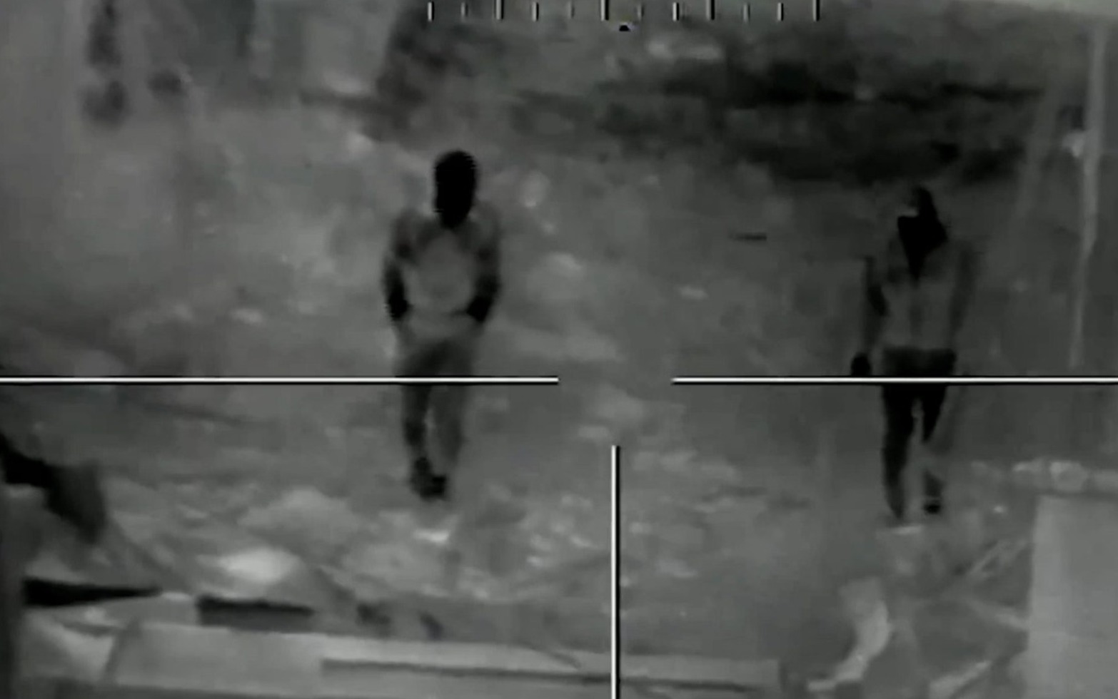 Youssef says he recognises himself, walking with his hands in his pockets beside Mohammed moments before he was shot dead. Photograph: YouTube