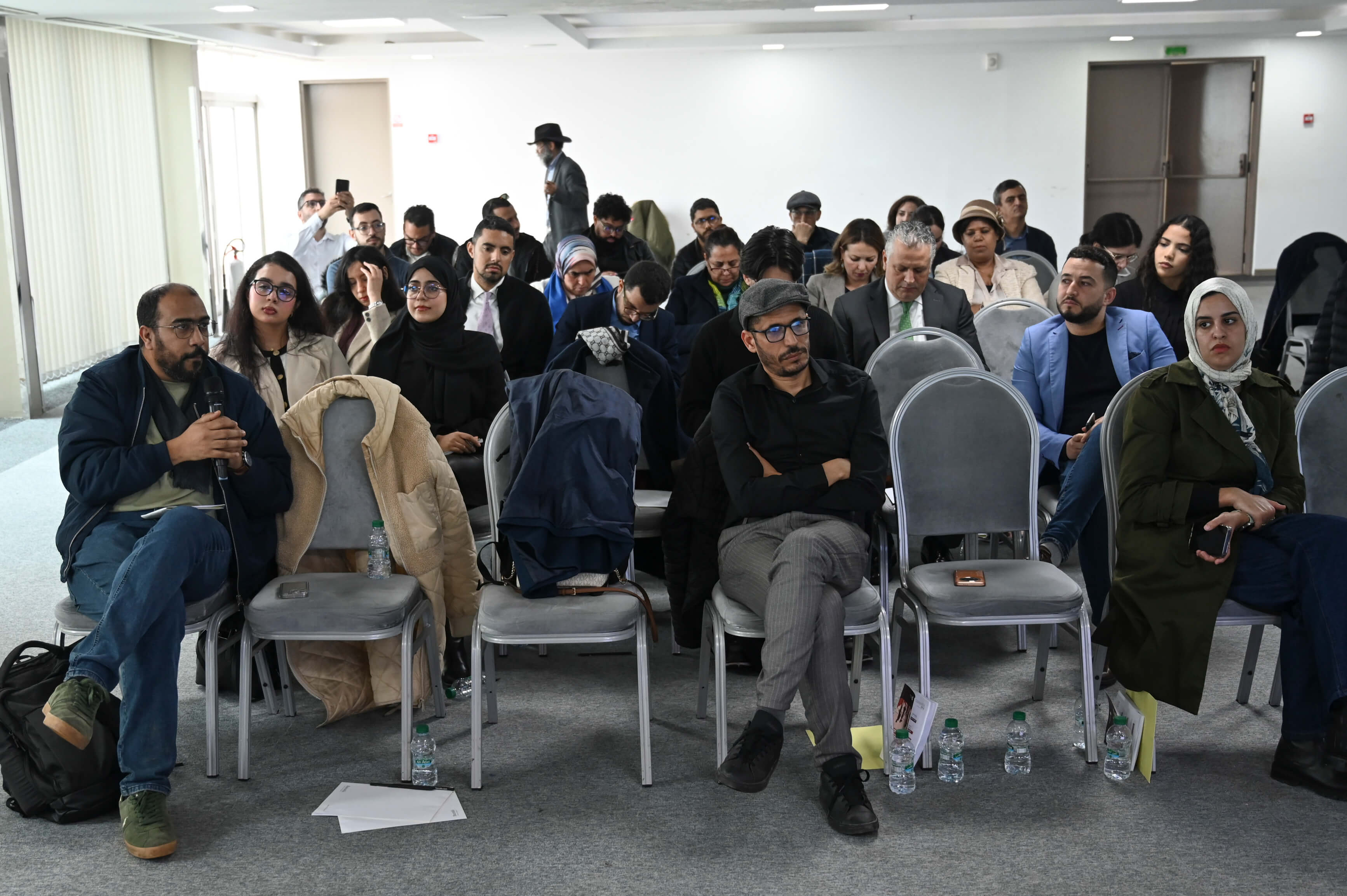 صورة من الجلسة التدريبية ضمن فعاليات اليوم الدراسي الذي نظمته أريج في المغرب