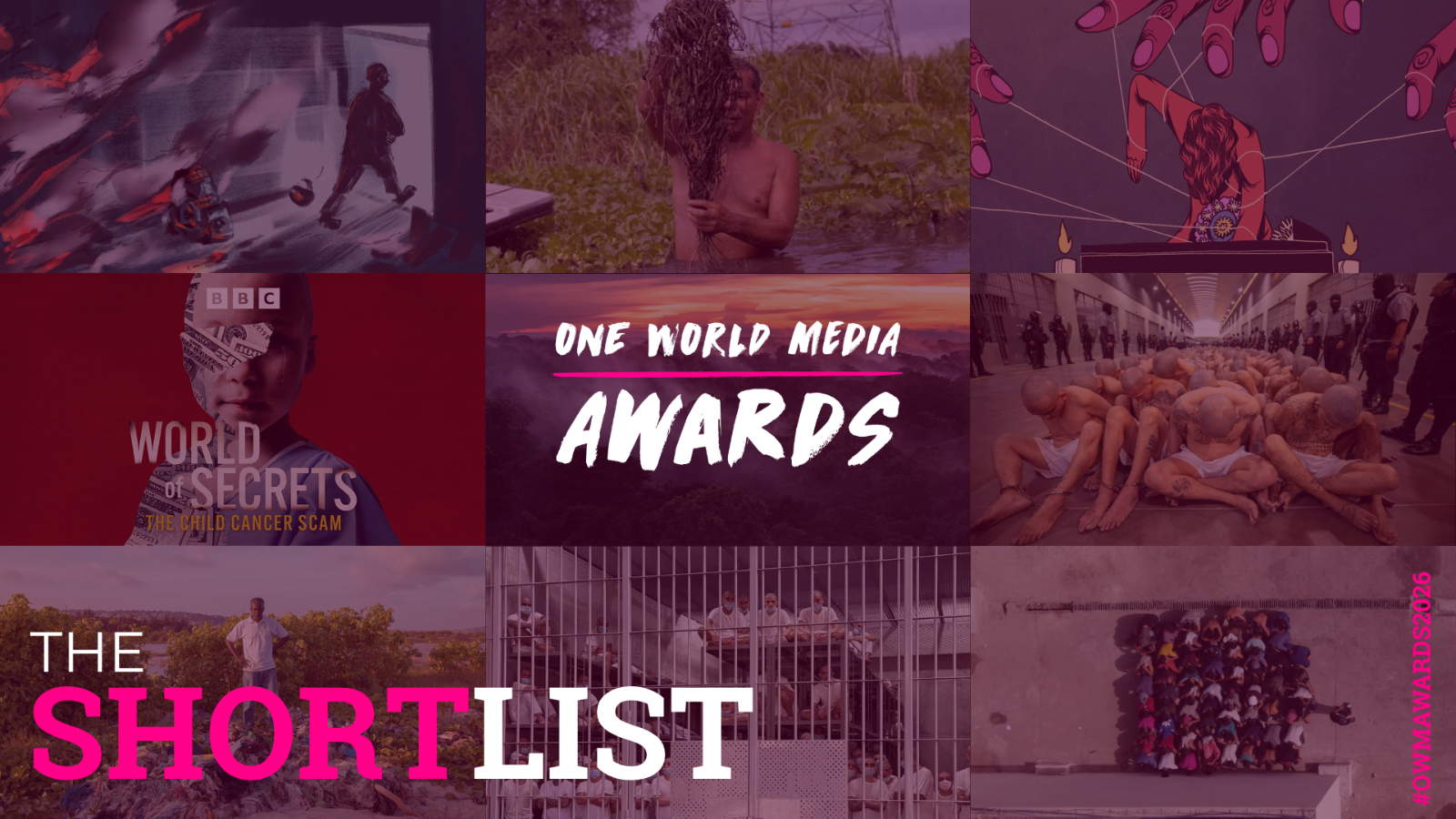 تحقيقان لأريج ضمن القائمة القصيرة لجوائز One World Media لعام 2026